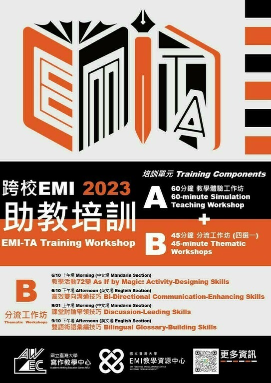 2023/06
EMA-TA Training Workshop